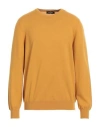 Gran Sasso Man Sweater Camel Size 44 Cashmere In Beige