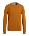 Gran Sasso Man Sweater Camel Size 46 Wool, Cashmere, Viscose In Brown
