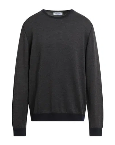 Gran Sasso Man Sweater Charcoal Size 46 Virgin Wool In Gray