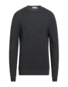 Gran Sasso Man Sweater Charcoal Size 46 Virgin Wool In Gray