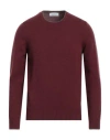 Gran Sasso Man Sweater Cocoa Size 36 Virgin Wool In Brown