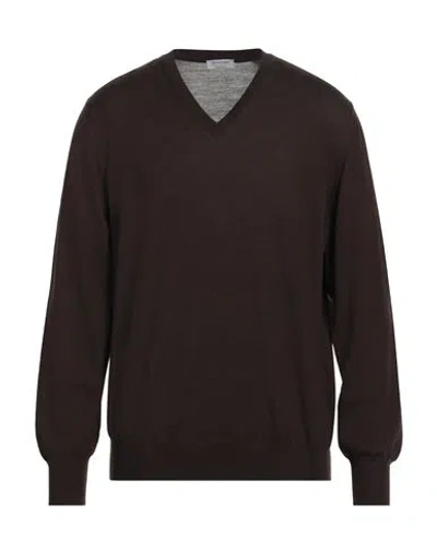 Gran Sasso Man Sweater Midnight Blue Size 48 Virgin Wool In Blue