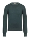 Gran Sasso Man Sweater Dark Green Size 38 Virgin Wool