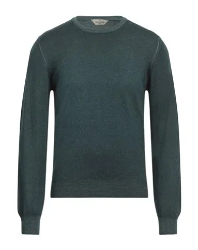 Gran Sasso Man Sweater Dark Green Size 38 Virgin Wool In Green