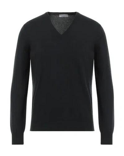 Gran Sasso Man Sweater Dark Green Size 40 Cashmere