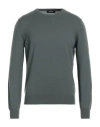 Gran Sasso Man Sweater Dark Green Size 42 Cashmere