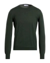 Gran Sasso Man Sweater Dark Green Size 42 Virgin Wool In Green