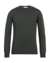 Gran Sasso Man Sweater Dark Green Size 44 Virgin Wool In Green
