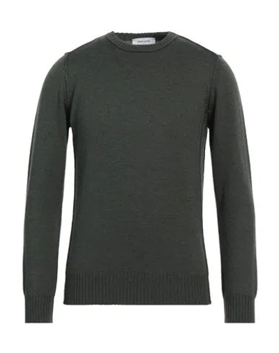 Gran Sasso Man Sweater Dark Green Size 44 Virgin Wool