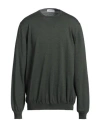 Gran Sasso Man Sweater Dark Green Size 50 Virgin Wool