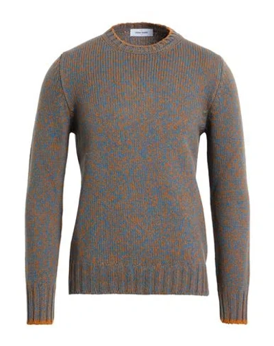 Gran Sasso Man Sweater Deep Teal Size 46 Virgin Wool In Multi