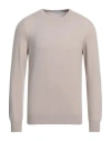 Gran Sasso Man Sweater Dove Grey Size 40 Cashmere In Beige