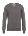 Gran Sasso Man Sweater Dove Grey Size 42 Virgin Wool