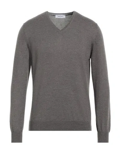 Gran Sasso Man Sweater Dove Grey Size 42 Virgin Wool In Gray