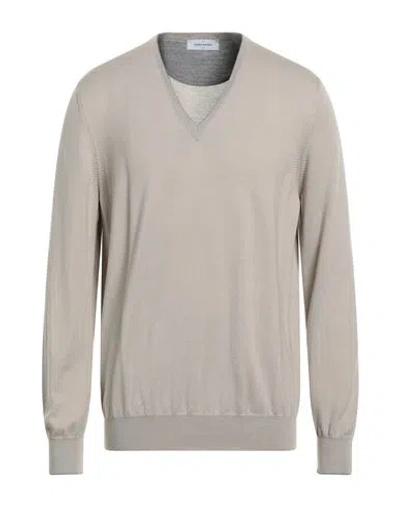 Gran Sasso Man Sweater Dove Grey Size 46 Virgin Wool