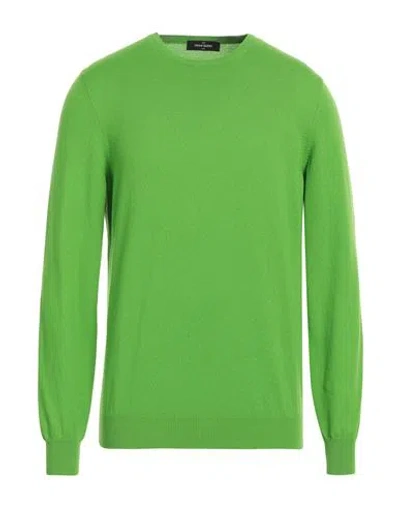 Gran Sasso Man Sweater Emerald Green Size 46 Cashmere