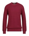 Gran Sasso Man Sweater Garnet Size 40 Virgin Wool