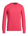 Gran Sasso Man Sweater Garnet Size 46 Cashmere In Red