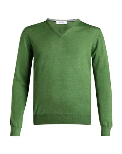 Gran Sasso Man Sweater Green Size 38 Virgin Wool