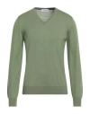 Gran Sasso Man Sweater Green Size 38 Virgin Wool