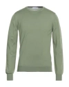 Gran Sasso Man Sweater Green Size 38 Virgin Wool