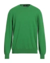 Gran Sasso Man Sweater Green Size 46 Cashmere In Green