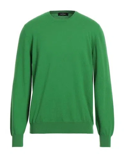 Gran Sasso Man Sweater Green Size 46 Cashmere