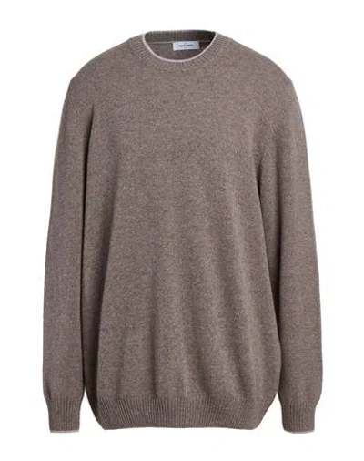 Gran Sasso Man Sweater Grey Size 36 Virgin Wool, Geelong Wool In Gray