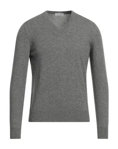Gran Sasso Man Sweater Grey Size 40 Cashmere