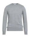 Gran Sasso Man Sweater Grey Size 38 Virgin Wool In Gray