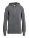 Gran Sasso Man Sweater Grey Size 38 Virgin Wool, Polyamide In Gray