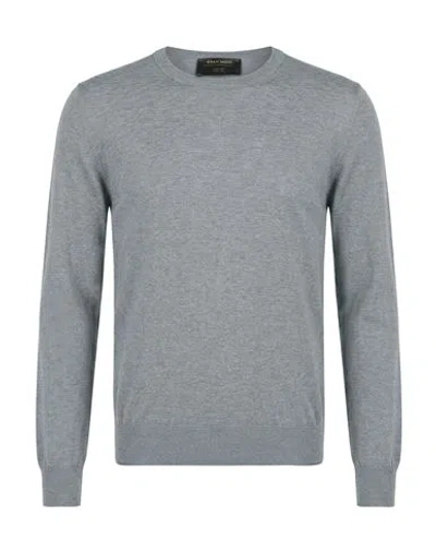 Gran Sasso Man Sweater Grey Size 40 Cashmere, Wool In Gray