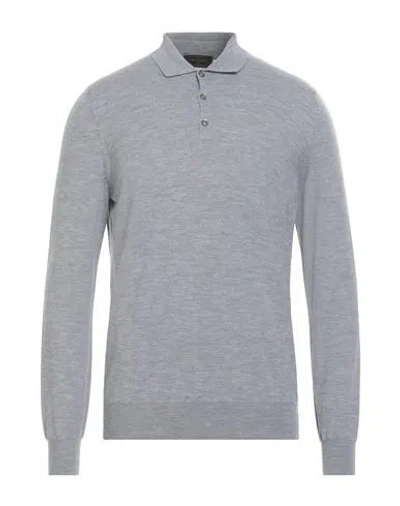 Gran Sasso Man Sweater Grey Size 42 Virgin Wool In Gray
