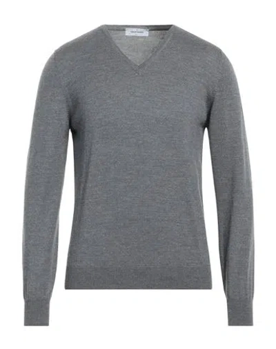 Gran Sasso Man Sweater Grey Size 42 Virgin Wool In Gray