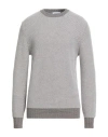 Gran Sasso Man Sweater Light Grey Size 42 Virgin Wool, Viscose, Cashmere In Multi