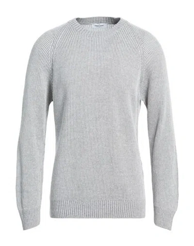 Gran Sasso Man Sweater Grey Size 46 Linen, Cotton In Gray