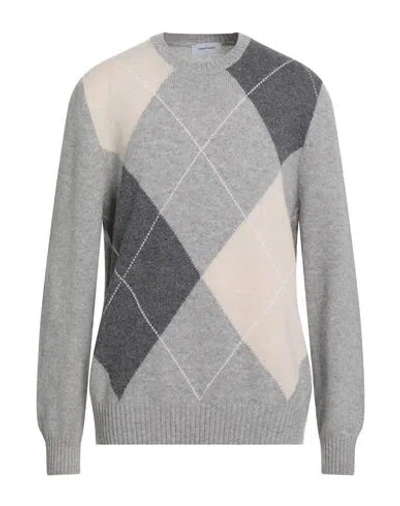 Gran Sasso Man Sweater Grey Size 46 Virgin Wool
