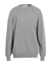 Gran Sasso Man Sweater Grey Size 46 Virgin Wool In Gray