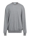 Gran Sasso Man Sweater Grey Size 50 Virgin Wool In Gray