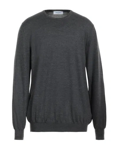 Gran Sasso Man Sweater Grey Size 50 Virgin Wool, Polyester, Polyurethane