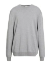 Gran Sasso Man Sweater Grey Size 50 Virgin Wool, Viscose, Cashmere In Gray