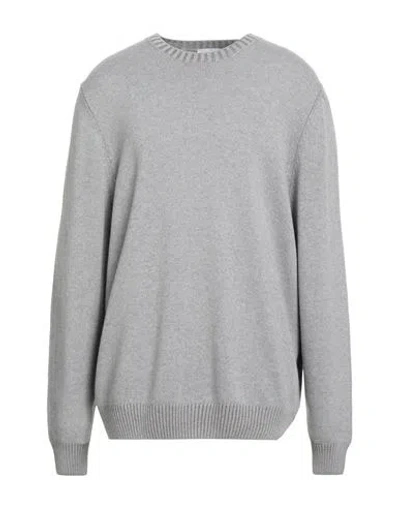 Gran Sasso Man Sweater Grey Size 50 Virgin Wool, Viscose, Cashmere In Gray