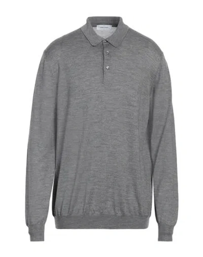 Gran Sasso Man Sweater Grey Size 50 Wool, Silk