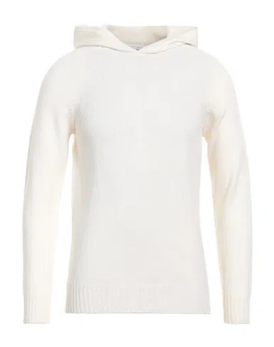 Gran Sasso Man Sweater Ivory Size 38 Virgin Wool In White