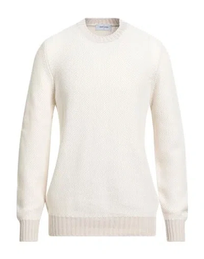 Gran Sasso Man Sweater Ivory Size 42 Virgin Wool, Viscose, Cashmere