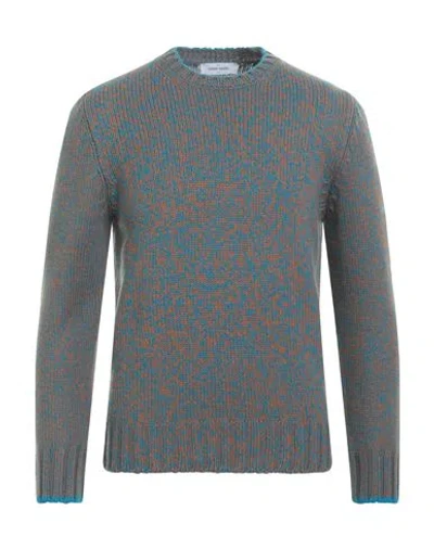 Gran Sasso Man Sweater Khaki Size 38 Virgin Wool In Gray