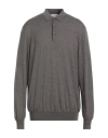Gran Sasso Man Sweater Khaki Size 50 Virgin Wool In Gray
