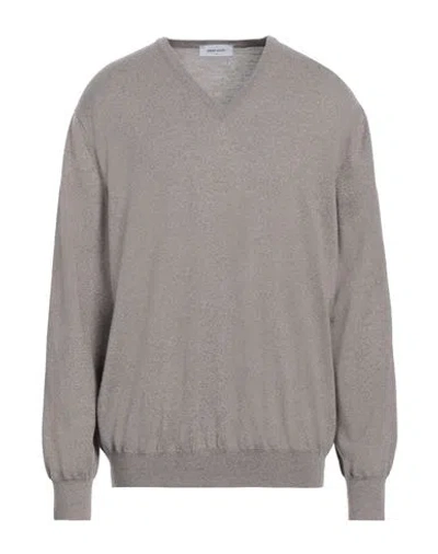 Gran Sasso Man Sweater Khaki Size 50 Virgin Wool In Beige