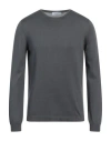 Gran Sasso Man Sweater Lead Size 38 Cotton In Grey