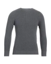 Gran Sasso Man Sweater Lead Size 38 Cotton In Grey